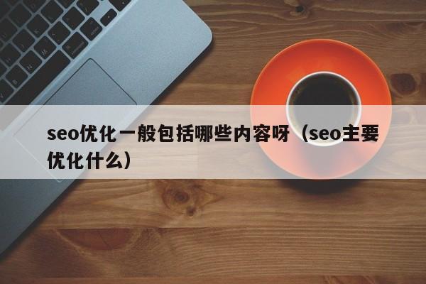 seo优化一般包括哪些内容呀(seo主要优化什么)