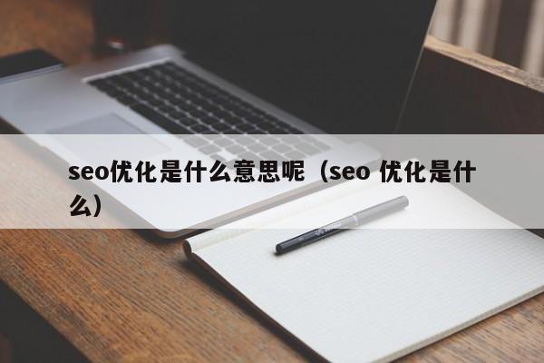 seo优化是什么意思呢(seo 优化是什么)