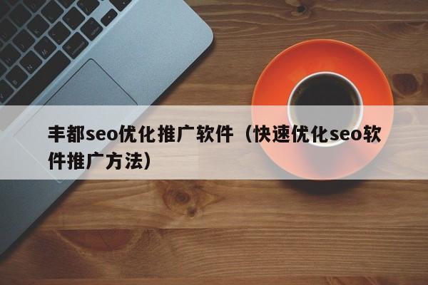 丰都seo优化推广软件(快速优化seo软件推广方法)