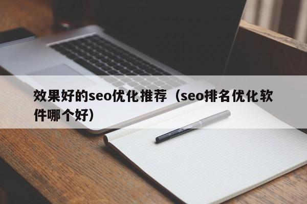 效果好的seo优化推荐(seo排名优化软件哪个好)